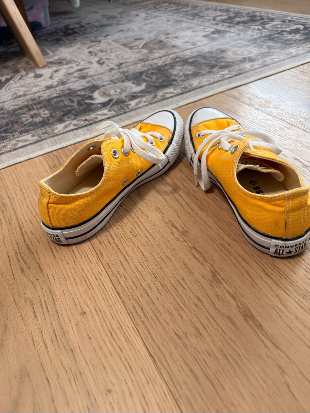 Yellow Converse Canvas Low-Top Sneakers - Picture 7 of 9